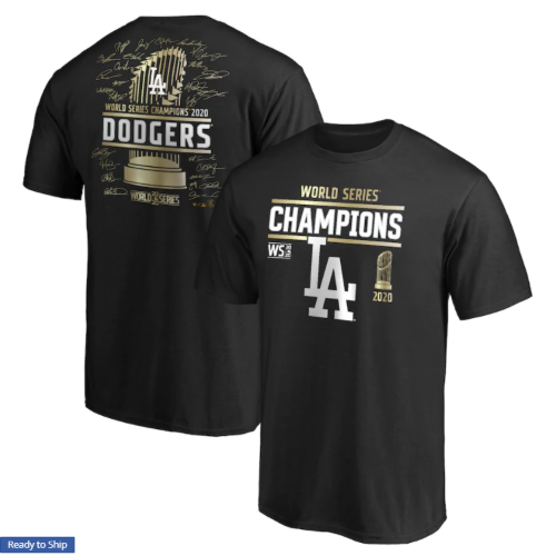 LA 다저스[Fanatics Branded 2020 World Series Champions Signature]정품 티셔츠